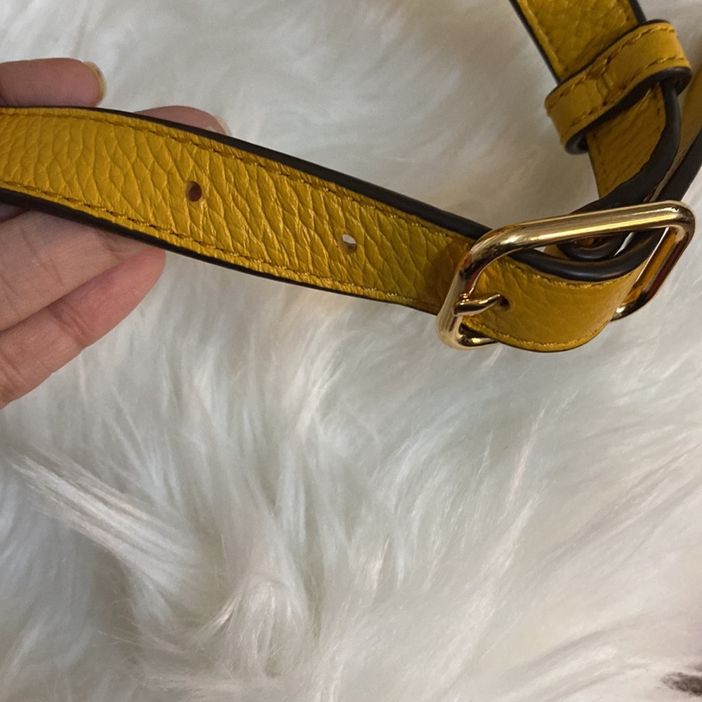 Tory Burch Yellow Mini Backpack - Picture 7 of 9